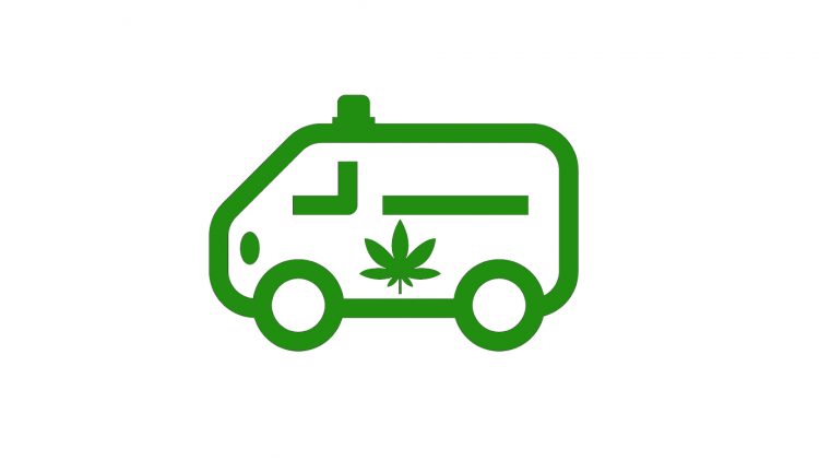 医療大麻を運ぶ